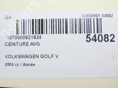 Front left seatbelt VW GOLF V (1K1) 1.4 16V | BP28830823I26 - Image 7
