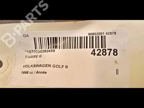 Left headlight VW GOLF III (1H1) 1.4 | BP9615704C28 