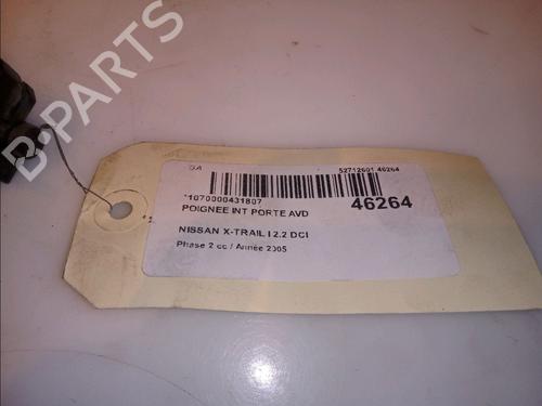 Front right interior door handle NISSAN X-TRAIL I (T30) 2.2 dCi 4x4 | BP12521701I14 
