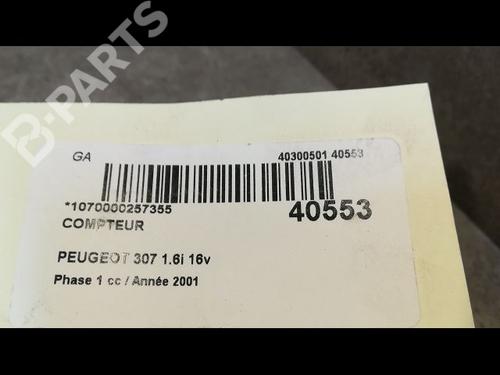Instrument cluster PEUGEOT 307 (3A/C) 1.6 16V | BP9610599C47 