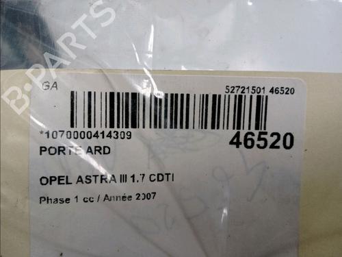 Right rear door OPEL ASTRA H Estate (A04) 1.7 CDTI (L35) | BP14951691C5 