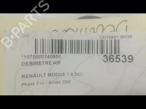 Used Mass air flow sensor RENAULT MODUS / GRAND MODUS (F/JP0_) 1.5 dCi (JP0G, JP0H) (106 hp) 9599875