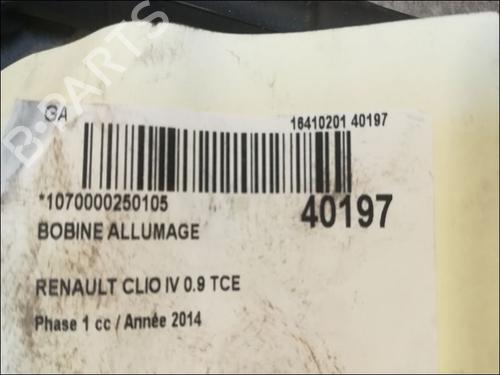 Used Ignition coil RENAULT CLIO IV (BH_) 0.9 TCe 90 (BHNF, BHMA, BHMH, BHJK, BHJR) (90 hp) 9609737