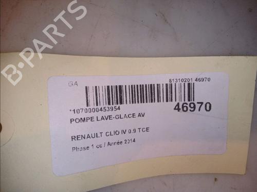 Used Washer pump RENAULT CLIO IV (BH_) 0.9 TCe 90 (BHNF, BHMA, BHMH, BHJK, BHJR) (90 hp) 14952247