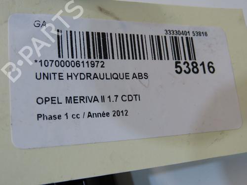 Used ABS pump ABS pump OPEL MERIVA B MPV (S10) 1.7 CDTI (75) (110 hp) 36310435 36310435