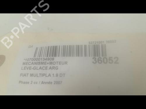 Rear left window mechanism FIAT MULTIPLA (186_) 1.9 JTD (186AXE1A) | BP9599358C24