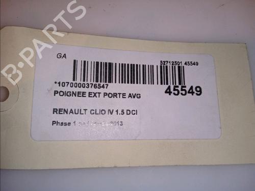 Used Front left exterior door handle RENAULT CLIO IV (BH_) 1.5 dCi 90 (90 hp) 11102345