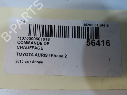 Climate control TOYOTA AURIS (_E15_) 2.0 D-4D (ADE150_, ADE150R) | BP33860634I5  - Image 5