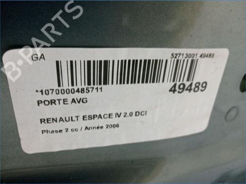 Dør venstre fortil RENAULT ESPACE IV (JK0/1_) 2.0 dCi (JK01, JK02, JK1J, JK1K, JK1H) (150 hp) 17552017