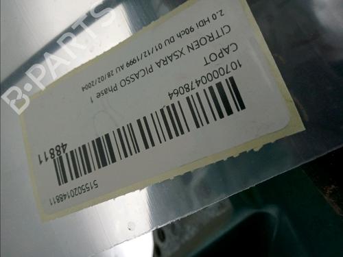 Used Hood CITROËN XSARA PICASSO (N68) 2.0 HDi (90 hp) 23175430