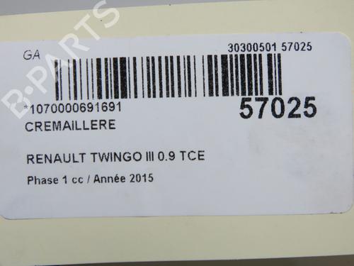 Used Steering rack Steering rack RENAULT TWINGO III (BCM_, BCA_) 0.9 TCe 90 (BCM9, BCM2) (90 hp) 36682264 36682264