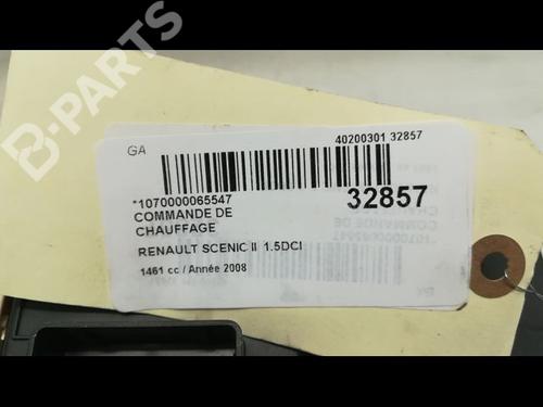 Climate control RENAULT SCÉNIC II (JM0/1_) 1.5 dCi (JM1E, JM16) | BP9595454I5 