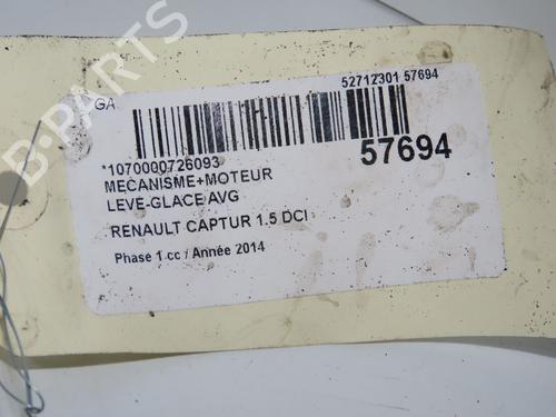 Front left window mechanism RENAULT CAPTUR I (J5_, H5_) 1.5 dCi 90 (J5N4, J5M5, J5MW, J5M6, J5AL, J5AJ) | BP36583024C22 - Image 4