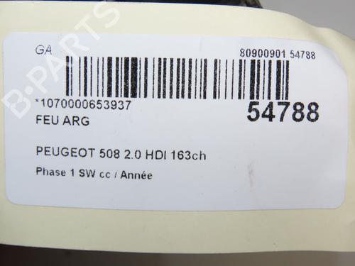 Left taillight PEUGEOT 508 SW I (8E_) 2.0 HDi | BP29963456C34