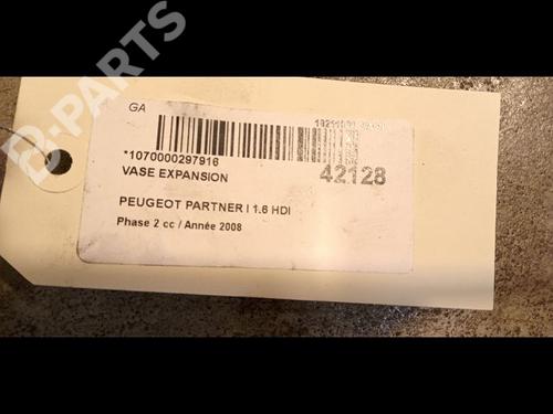 Expansion tank PEUGEOT PARTNER MPV (5_, G_) 1.6 HDi 90 | BP9616309C120