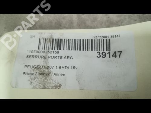 Rear left lock PEUGEOT 307 Break (3E) 1.6 HDi 110 | BP9609907C100 