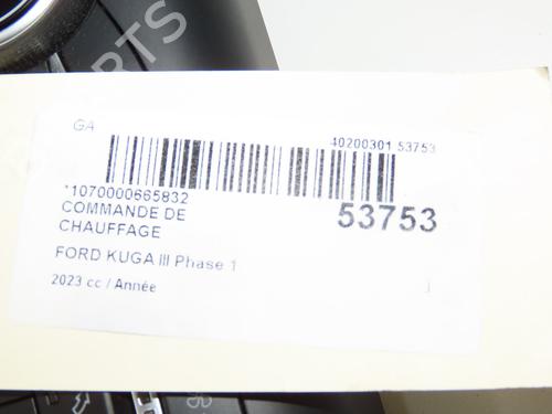 Climate control FORD KUGA III (DFK) 2.5 Hybrid Flex | BP33998795I5 - Image 5