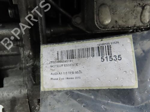 Used Engine Engine AUDI A1 Sportback (8XA, 8XF) 1.0 TFSI (95 hp) 22524571 22524571