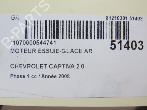 Essuie-glace moteur arrière CHEVROLET CAPTIVA (C100, C140) 2.0 D 4WD | BP28832939M102