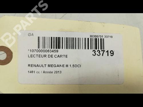 Card reader RENAULT MEGANE III Grandtour (KZ0/1) 1.5 dCi (KZ09, KZ0D, KZ1G, KZ29, KZ14, KZ1W, KZ10, KZ1F,... | BP9595172E4 