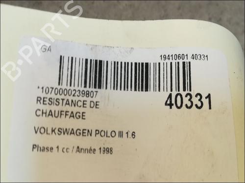 Used Heater resistor VW POLO III (6N1) 75 1.6 (75 hp) 11677296