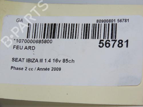 Right taillight SEAT IBIZA IV (6J5, 6P1) 1.4 | BP32354798C35