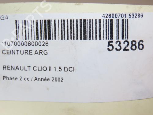 Rear left belt tensioner RENAULT CLIO II (BB_, CB_) 1.5 dCi (B/CB08) | BP28968176C89 