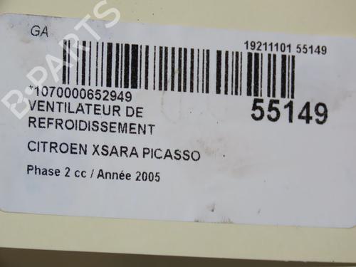 Køleventilator elektrisk CITROËN XSARA PICASSO (N68) 1.6 16V | BP28829223M35