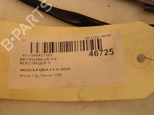 Right mirror SKODA FABIA II (542) 1.2 | BP16667127C27 