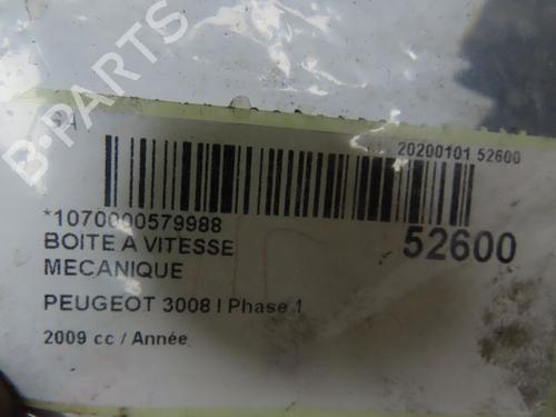 Used Gearbox PEUGEOT 3008 I MPV (0U_) 1.6 VTi (120 hp) 28829428