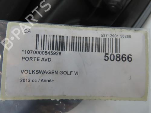 Right front door VW GOLF VI Variant (AJ5) 1.4 TSI | BP28831238C3 