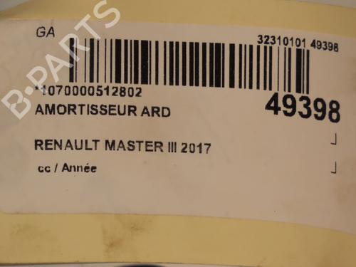 Used Right rear shock absorber Right rear shock absorber RENAULT MASTER III Van (FV) 2.3 dCi 145 FWD (FV0E, FV0F, FV0H, FV02, FV0M, FV0S,... (146 hp) 16769562 16769562