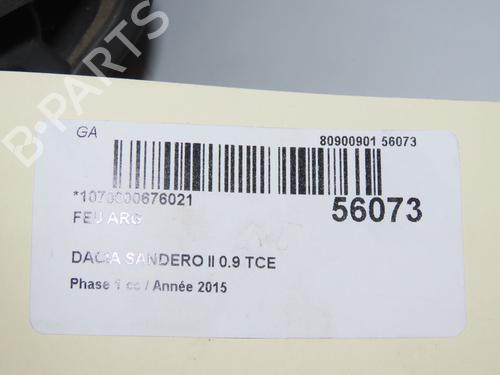 Piloto trasero izquierdo DACIA SANDERO II TCe 90 (B8M1, B8MA, B8AC) (90 hp) 31274469