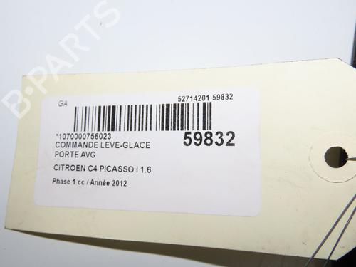 Left front window switch CITROËN C4 Picasso I MPV (UD_) 1.6 HDi 110 | BP38275585I27 - Image 4