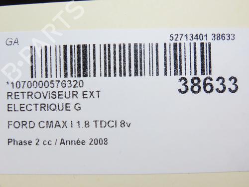 Used Left mirror FORD C-MAX (DM2) 1.8 TDCi (115 hp) 22996927