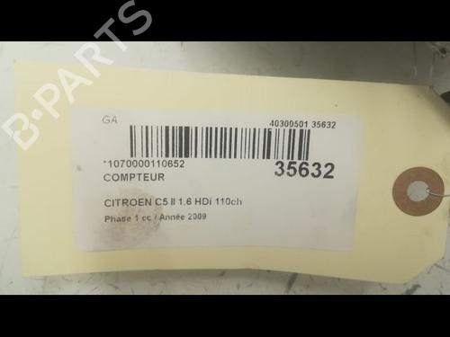 instrument-cluster-citroen-c5-iii-rd_-16-hdi-110-rd9hzc-6103z3-2008-2009-2010-2011-2012-2013-2014-2015-2016-2017-9597762 main image