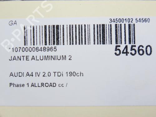 Fælk AUDI A4 B9 (8W2, 8WC) 2.0 TDI (190 hp) 28967736