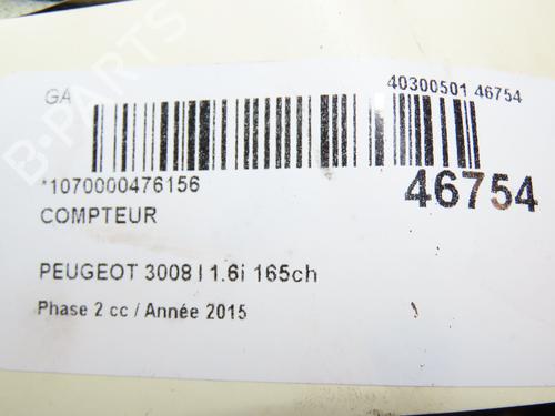 instrument-cluster-peugeot-3008-i-mpv-0u_-2009-2010-2011-2012-2013-2014-2015-2016-2017-28830430 main image