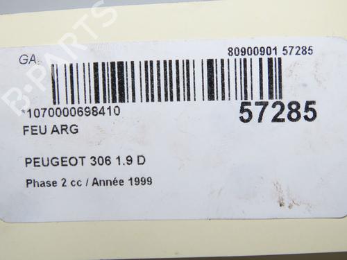 Left taillight PEUGEOT 306 Hatchback (7A, 7C, N3, N5) 1.9 D | BP32200893C34 