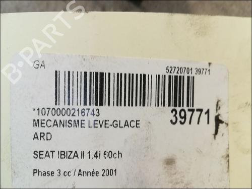 Used Rear right window mechanism SEAT IBIZA II (6K1) 1.4 i (60 hp) 9606072