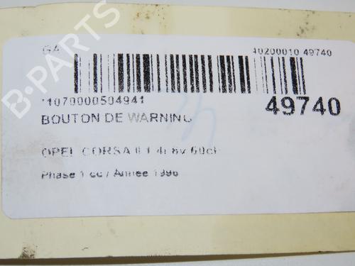 Warning switch OPEL CORSA B (S93) 1.4 i (F08, F68, M68) | BP17488258I22 