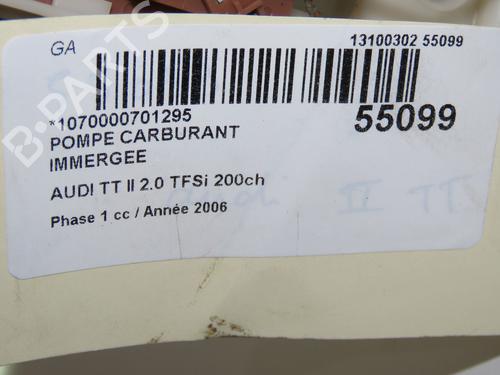 Brandstofpomp AUDI TT (8J3) 2.0 TFSI (200 hp) 31302687
