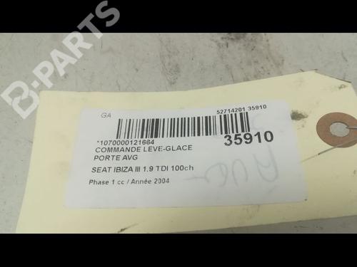 Left front window switch SEAT IBIZA III (6L1) 1.9 TDI | BP9598359I27 