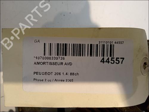 Used Right front shock absorber PEUGEOT 206 Hatchback (2A/C) 1.4 16V (88 hp) 11100140