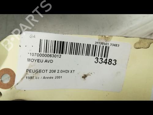 Used Left front steering knuckle Left front steering knuckle PEUGEOT 206 Hatchback (2A/C) 2.0 HDI 90 (90 hp) 14875389 14875389