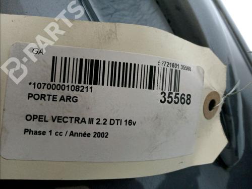 Left rear door OPEL VECTRA C GTS (Z02) 2.2 DTI 16V (F68) | BP12173849C4 
