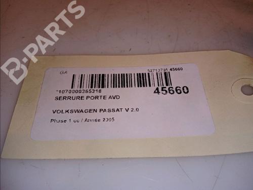 Front right lock VW PASSAT B6 (3C2) 2.0 TDI 16V | BP12181017C97 