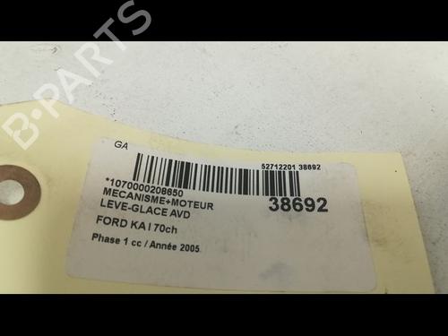 Used Front right window mechanism FORD KA (RB_) 1.3 i ROCAM (70 hp) 9604355