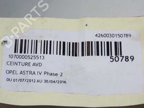Front right belt tensioner OPEL ASTRA J (P10) 1.7 CDTI (68) | BP18088111C88 