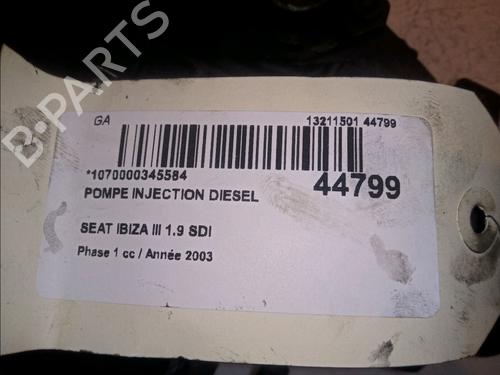 Used Injection pump SEAT IBIZA III (6L1) 1.9 SDI (64 hp) 11099003
